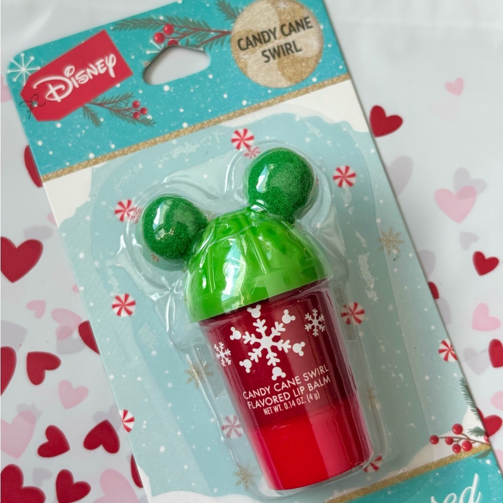Mickey Mouse “Candy Cane Swirl” Lip Balm